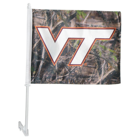 Virginia Tech Camo Car Flag