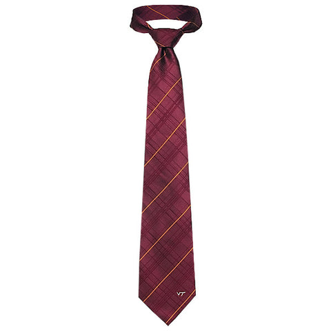 Virginia Tech Plaid Oxford Tie