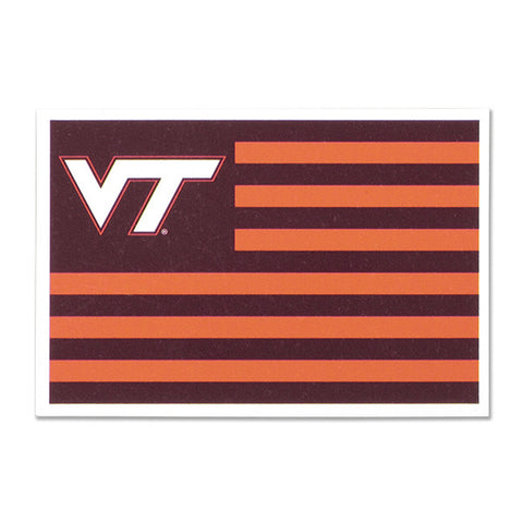 Virginia Tech Hokie Nation Flag Magnet: 6"