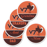 Virginia Tech Family Refrigerator Magnet