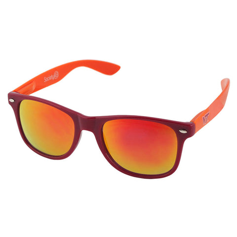 Virginia Tech Sunglasses: Maroon Frame and Orange Temples