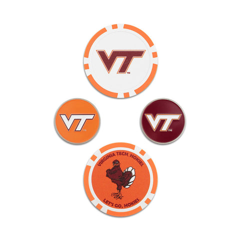 Virginia Tech Golf Ball Marker Set