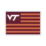 Virginia Tech Hokie Nation Flag Decal