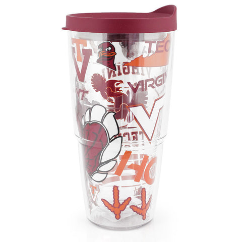 Virginia Tech All Over Tumbler by Tervis Tumbler 24 oz.