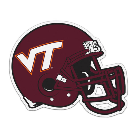 Virginia Tech Helmet Car Magnet