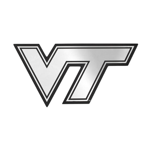 Virginia Tech Logo Magnet: Silver