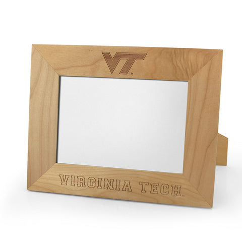 Virginia Tech Logo 5x7 Horizontal Wooden Picture Frame
