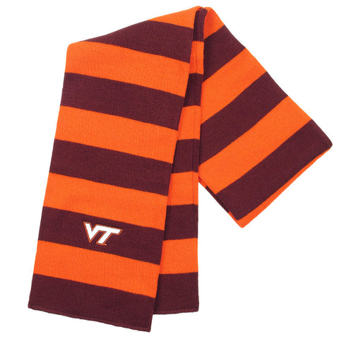 Virginia Tech Niagara Striped Knit Scarf