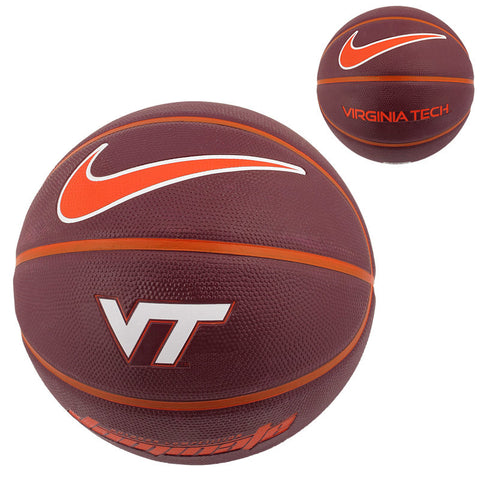 Virginia Tech Full-Size Rubber Basketball by Nike