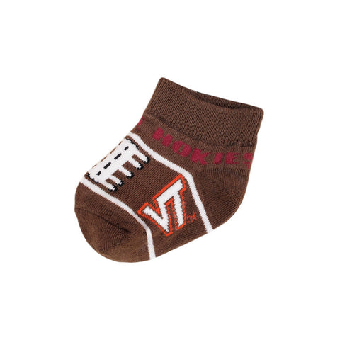 Virginia Tech Baby Football Socks