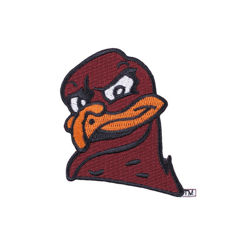 Virginia Tech Hokie Bird Head Embroidered Patch