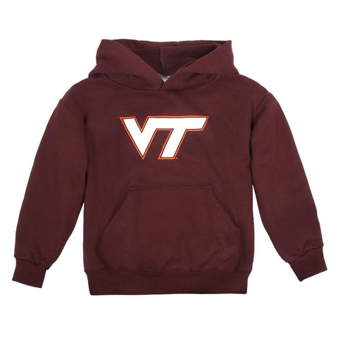 Virginia Tech Youth Logo Hooded Sweatshirt by Champion