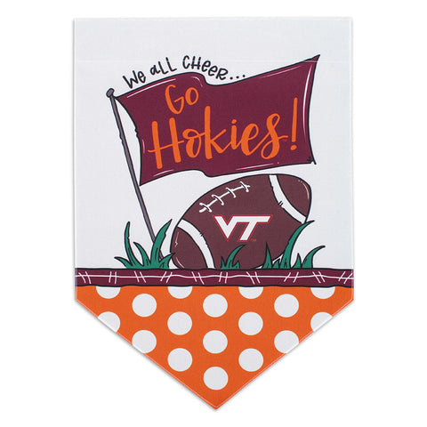 Virginia Tech Football Cheer Garden Flag