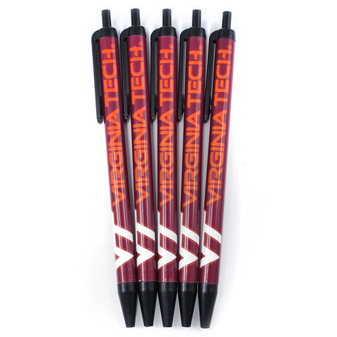 Virginia Tech Pens: Pack of 5