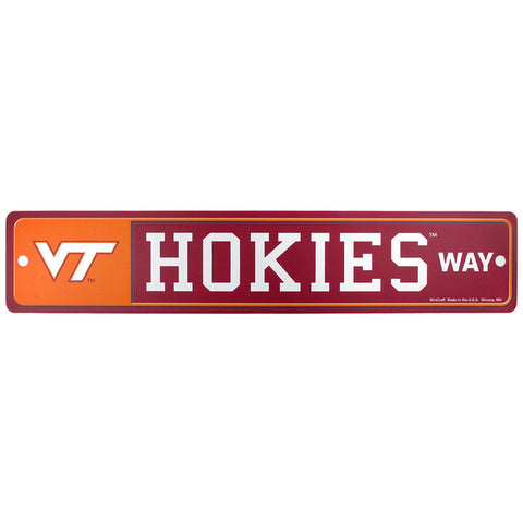 Virginia Tech Zone Street Sign
