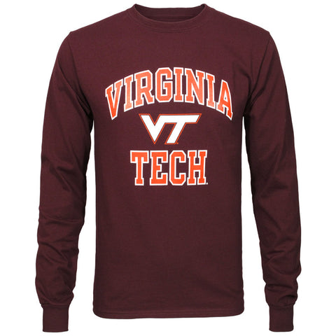 Virginia Tech Basic Long-Sleeved T-Shirt: Maroon by Champion