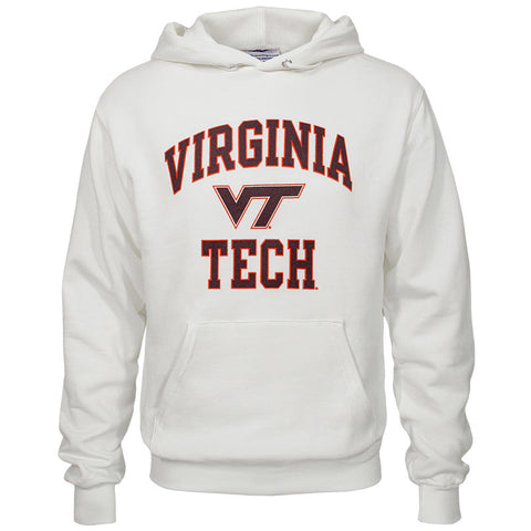 Virginia Tech Basic Hooded Sweatshirt: White by Champion
