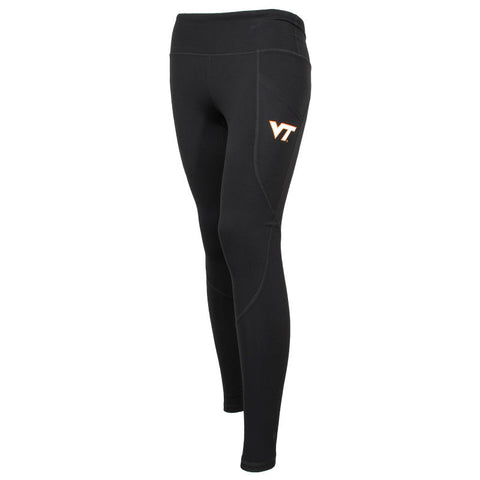 Virginia Tech Women's Pocket Leggings: Black