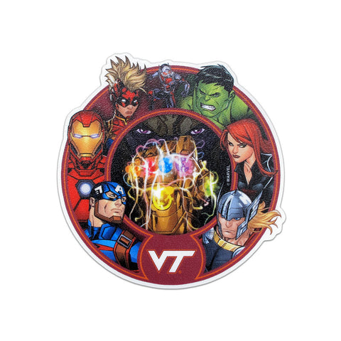 Virginia Tech Marvel Perfect Cut Decal