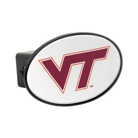 Virginia Tech Hitch Cover: White