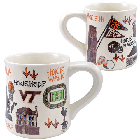 Virginia Tech Marks Ceramic Mug