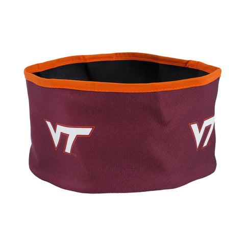 Virginia Tech Collapsible Travel Pet Bowl