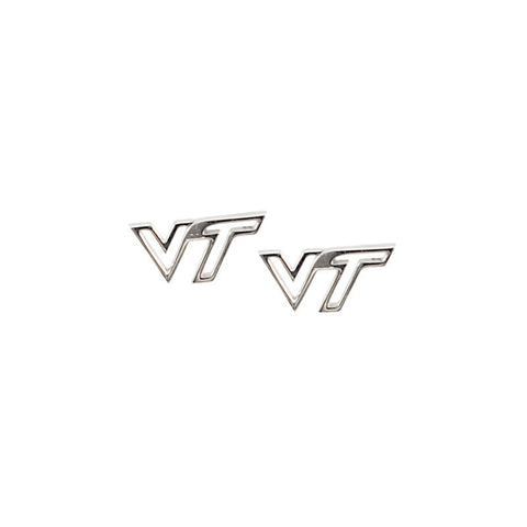 Virginia Tech University Logo Stud Earrings