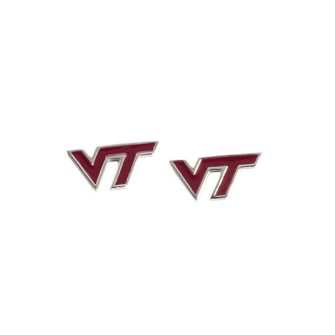 Virginia Tech Logo Stud Earrings