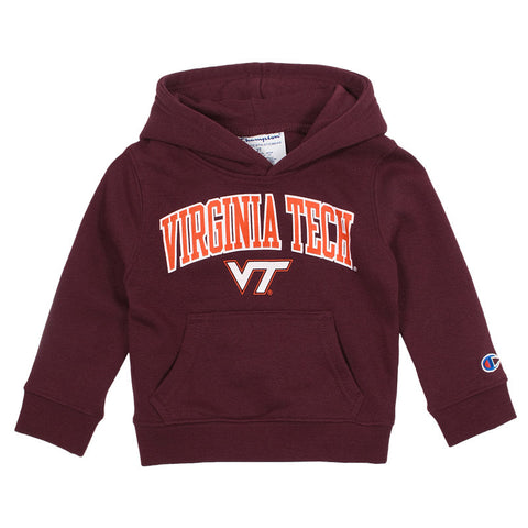 Virginia Tech Toddler Hooded Sweatshirt: Maroon by Champion
