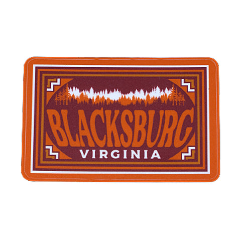 Blacksburg Landscape Signage Forest Decal