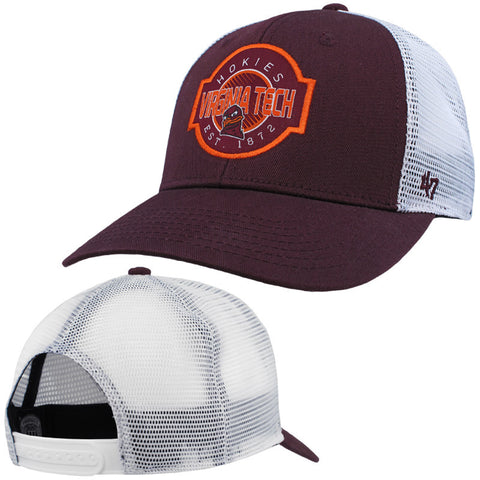 Virginia Tech Youth Scramble Trucker Hat by 47 Brand