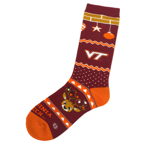 Virginia Tech Holiday Cheer Sock