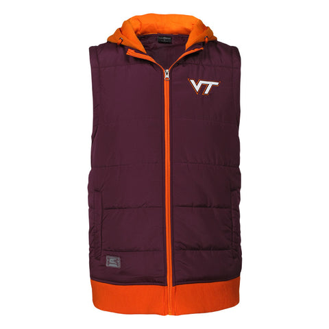 Virginia Tech Men's Morn Hooded Puffer Vest