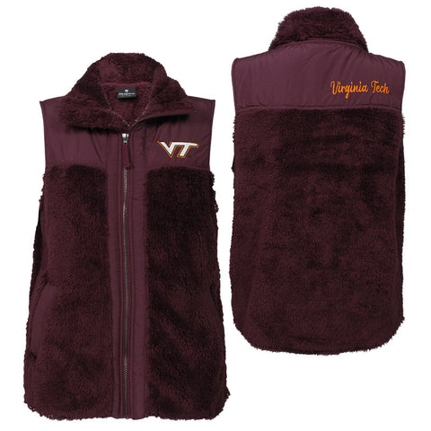 Virginia Tech Women's Ellen Full-Zip Polar Fleece Vest