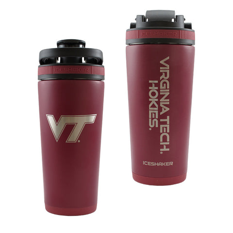 Virginia Tech Logo Ice Shaker Bottle 26 oz.