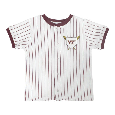 Virginia Tech Toddler Dusty Baseball Snap Up T-Shirt