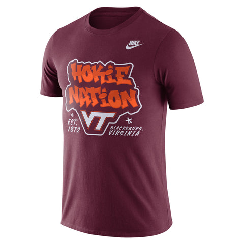Virginia Tech Loud and Proud Hokie Nation T-Shirt by Nike