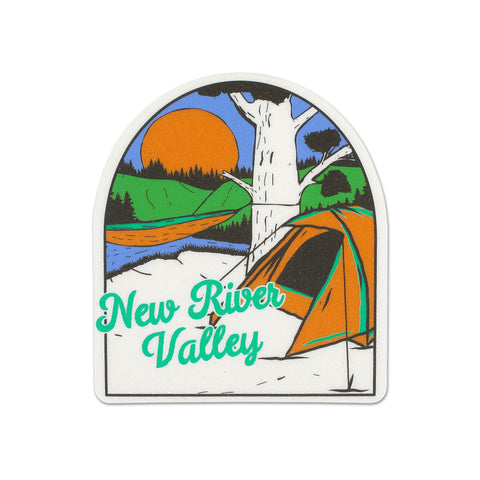 New River Valley Camp Frame Decal