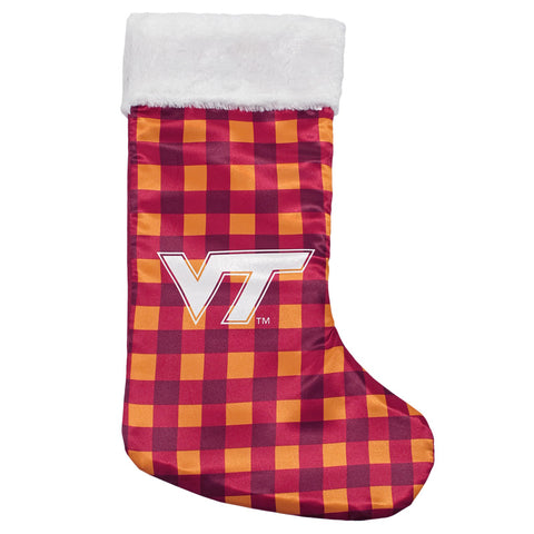 Virginia Tech Plaid Holiday Stocking
