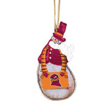 Virginia Tech Tin Snowman Ornament