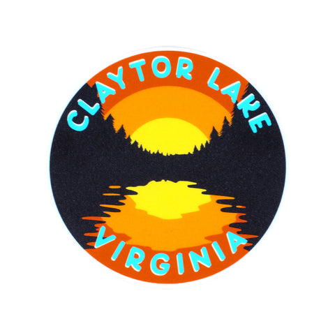 Claytor Lake Sunset Decal