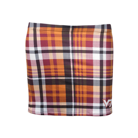 Virginia Tech Women's Plaid Mini Skirt