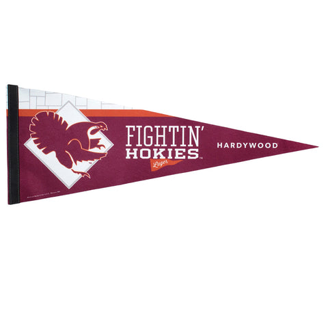 Virginia Tech Fightin Hokies Lager Felt Pennant