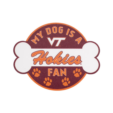 Virginia Tech "My Dog is a Hokies Fan" Decal