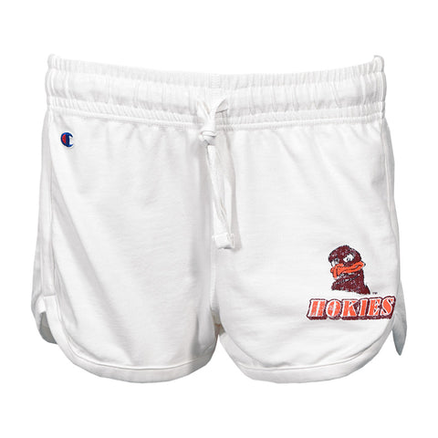 Virginia Tech Women's Hokies French Terry Shorts: White by Champion