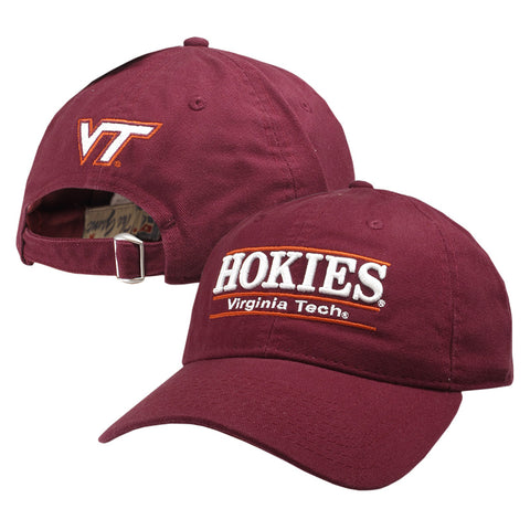 Virginia Tech Hokie Bar Design Twill Hat: Maroon by The Game