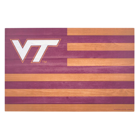 Virginia Tech Hokie Nation Flag Sign