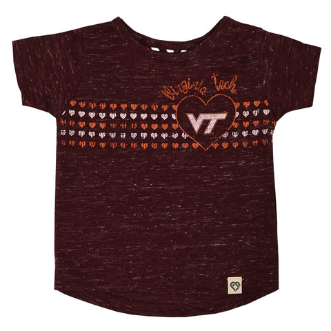 Virginia Tech Toddler Girls' Star Court T-Shirt