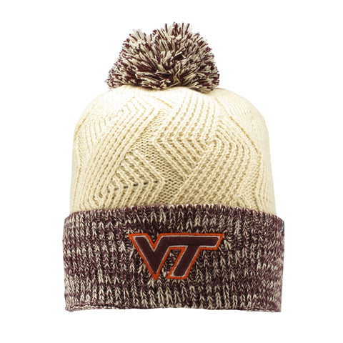 Virginia Tech Women's Cable Knit Beanie by Zephyr