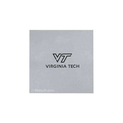 Virginia Tech Culinary Crafter University Logo Stencil